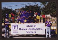 School of Human Environmental Sciences Parade Float